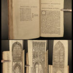 1783 Eboracum YORK Cathedral Illustrated England Drake Architecture Windows