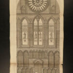 1783 Eboracum YORK Cathedral Illustrated England Drake Architecture Windows