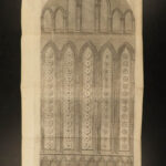 1783 Eboracum YORK Cathedral Illustrated England Drake Architecture Windows