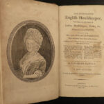 1799 English Housekeeper COOKBOOK Recipes Desserts Cooking Cuisine Home-making