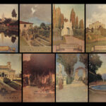 1905 1ed Italian Villas & Gardens Edith Wharton Maxfield Parrish ART FAMOUS