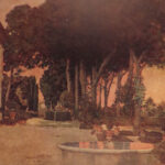 1905 1ed Italian Villas & Gardens Edith Wharton Maxfield Parrish ART FAMOUS