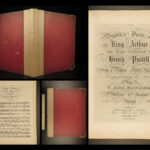 1843 Henry Purcell Opera Dido Aeneas King Arthur Dowland Come Again Piano MUSIC