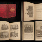 1875 1ed Illustrated Cincinnati Guide Tour Ohio History Culture Architecture