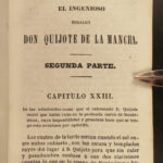 1845 SPANISH ed Don Quixote Cervantes Chivalry Spain Barcelona Quijote 3v SET