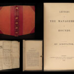 1852 HUNTING 1ed Management of Hounds Dog Training Earl of Ducie Fox BINDING