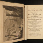 1872 CALIFORNIA 1ed Golden State Gold Rush Utah Mormon Indians Maps Pacific West