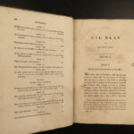 1819 Adventures of Gil Blas Le Sage Literature Smollett English Illustrated 3v