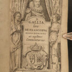 1629 1ed GALLIA Celtic France Geography Louis XIII Respublica de Laet Elzevier