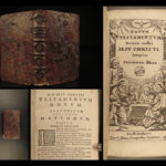 1673 BIBLE Theodore Beza Huguenot Calvin New Testament Protestant Reformation