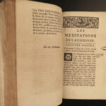 1745 Saint Augustine of Hippo Meditations Soliloquies Medieval Bible Prayer