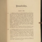 1866 Broadsides 1ed Society of Antiquaries America Poems Pope Indulgences Negros