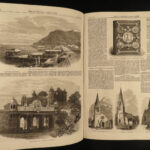 1868 HUGE Illustrated London News Abyssinia Expedition India Angkor Wat Cambodia