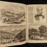 1868 HUGE Illustrated London News Abyssinia Expedition India Angkor Wat Cambodia