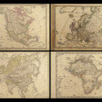 1853 Schul ATLAS 31 World MAPS Greece EARLY America West Astronomy Stieler