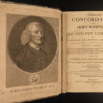 1806 BIBLE Concordance Scottish Alexander Cruden KJV HUGE 1st US ed Philadelphia