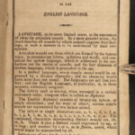 1825 Noah Webster American Spelling Book Speller Dictionary Grammar Americana