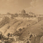1855 1ed HOLY LAND David Roberts Jerusalem Jacob’s Well Nazareth Calvary Samaria