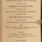 1865 Freemason Monitor Masonic Manual Rites Ceremonies Civil War America Macoy