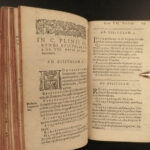 1598 1ed Pliny the Younger Roman Epistles Vesuvius ROME Mignault Commentary RARE