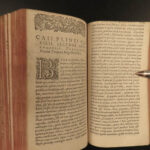 1598 1ed Pliny the Younger Roman Epistles Vesuvius ROME Mignault Commentary RARE