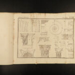 1826 Architecture & Art History Francesco Milizia Greco-Roman Illustrated Vellum