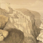 1855 1ed HOLY LAND David Roberts ART Jericho Bethlehem Temple Ruin Baalbec Jaffa