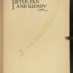 1931 Peter Pan & Wendy JM Barrie Children’s Color Illustrated Gwynedd Hudson ART