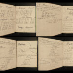 1834 Handwritten Mathematics Manuscript WINE & BEER Apothecary Drugs Stocks