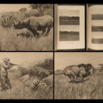 1910 1st ed Theodore Roosevelt African Game Trails Illustrated HUNTING Sporting