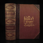 1883 Museum of Antiquity EGYPT Pagan Occult Rituals Illustrated Babylon Leather
