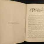 1883 Museum of Antiquity EGYPT Pagan Occult Rituals Illustrated Babylon Leather