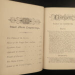 1883 Museum of Antiquity EGYPT Pagan Occult Rituals Illustrated Babylon Leather