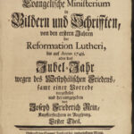 1749 1ed Protestant Reformation Preachers 200 Portraits Augsburg Churches Luther