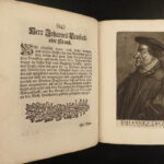 1749 1ed Protestant Reformation Preachers 200 Portraits Augsburg Churches Luther