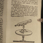 1787 Newtonian System of Philosophy Tom Telescope Science Astronomy Isaac Newton