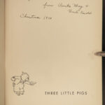 1933 Walt Disney 1ed Three Little Pigs Children Fable Big Bad Wolf ORIGINAL DJ!