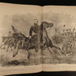 1895 Illustrated CIVIL WAR History 1ed Union Confederate HUGE FOLIO Frank Leslie