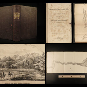 1845 1ed John C Fremont Expedition Rocky Mountains California Gold Rush MAPS