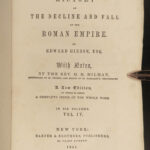 1851 ROME Edward Gibbon Decline & Fall of Roman Empire Julius Caesar 6v
