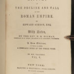 1851 ROME Edward Gibbon Decline & Fall of Roman Empire Julius Caesar 6v