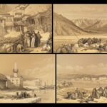 1855 1ed HOLY LAND David Roberts PETRA Jordan Ruins Mount Sinai Suez Bible RARE