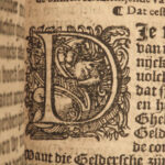 1585 DUTCH History Chronicle Divisiekroniek Netherlands Holland Zealand Woodcuts