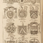 1761 HERALDRY & Genealogy French Menestrier Coats Arms Armorial Illustrated RARE