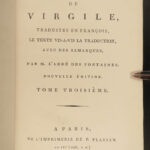 1796 VIRGIL Aeneid Georgics Eclogues Bucolics Desfontaines PROSE French 4v SET