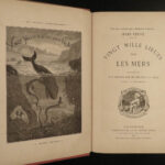 1886 Jules VERNE 20,000 Leagues Under Sea French Illustrated Sci-Fi CLASSIC