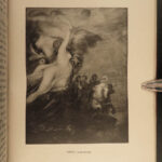 1903 STUNNING Vellum Binding Display Watts ART Poems Illustrated 6v SET
