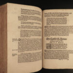 1585 Martin Luther German BIBLE Commentary Henry VIII England Marriage FOLIO