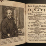 1689 Saint Ignatius of Loyola JESUIT Catholic Riesenfelder Prague Clement Czech