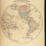 1856 1ed ENORMOUS Colton World ATLAS 100+Huge MAPS Geography America 2v SET